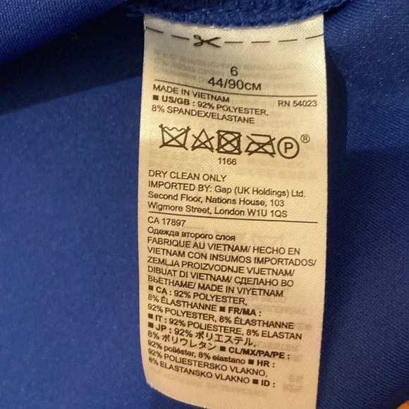 Banana republic blue dress size 6 - Picture 5 of 5